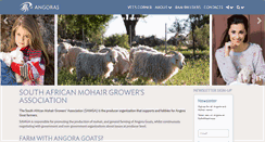 Desktop Screenshot of angoras.co.za